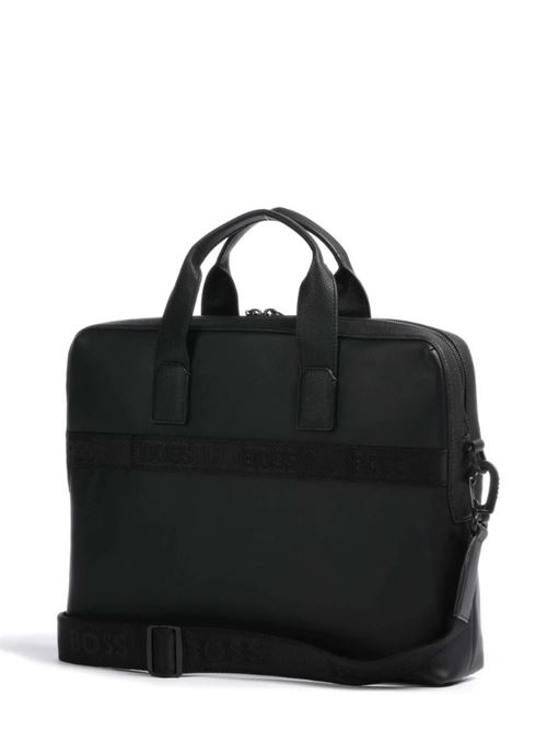 Black JARETH bag BOSS | 50529087 JARETH_DOC_CASE.001